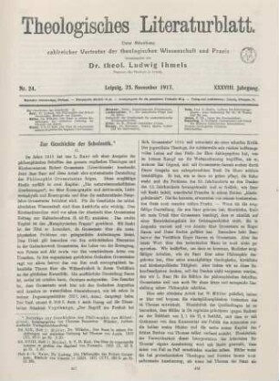 417-420 Zur Geschichte der Scholastik