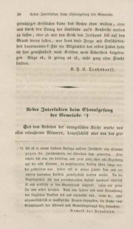 20-33 Ueber Interludien beim Choralgesang der Gemeinde