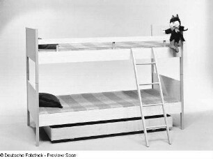 Doppelstockbett "Nürnberg" mit Bettkasten