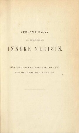 25: Wien, 6. - 9. April 1908