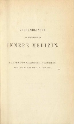 25: Wien, 6. - 9. April 1908
