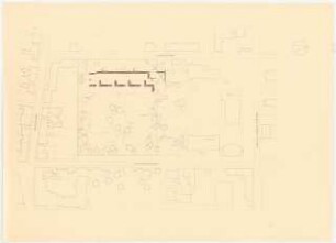 Grünflächen an der Marktschule Oberhausen: Lageplan 1:500