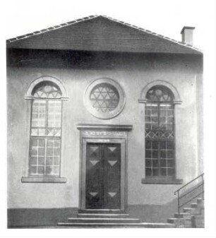 Ernsbach, Forchtenberg, KÜN; Synagoge, Vorderansicht
