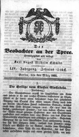 10. Stück, 5. März 1855