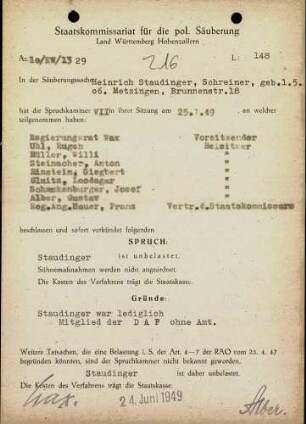 Staudinger, Heinrich