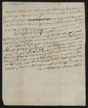 Brief an Moses Mendelssohn : 1773