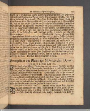 Die erste Predigt am Sonntage Misericordias Domini.