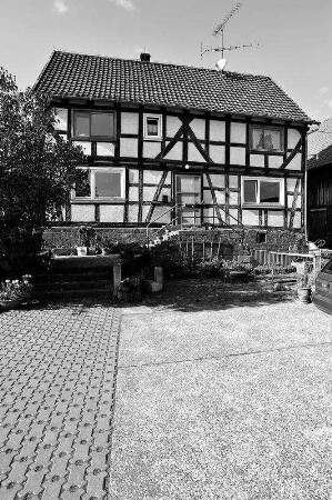 Fachwerkwohnhaus; Herbstein, Niederndorf 2