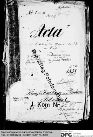 Anstellung und Dienstführung der Schulzen, Bürgermeister, Beigeordneten und Schöffen im Kreis Templin