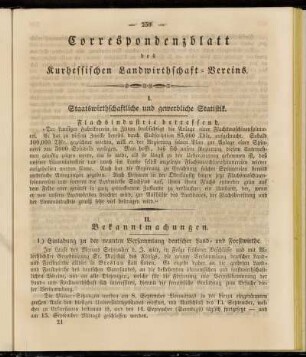 Correspondenzblatt des Kurhessischen Landwirthschaft-Vereins