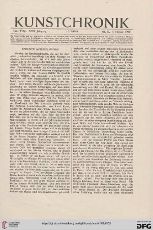Heft 17 (1. Februar 1918)