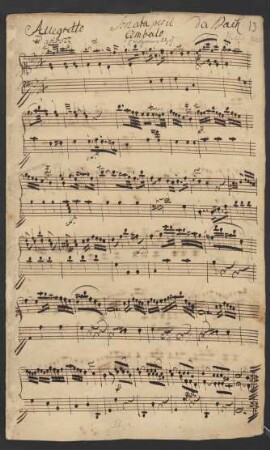 Sonaten. Auszüge; cemb; C-Dur; H 162/1-2; Wq 53.1/1-2