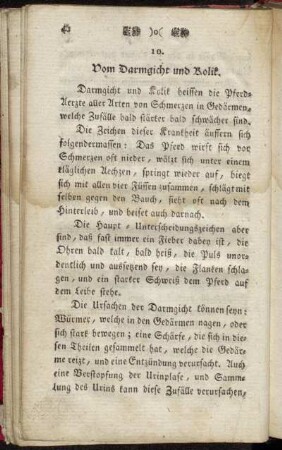 10. Vom Darmgicht und Kolik
