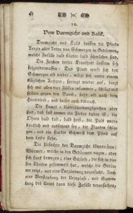 10. Vom Darmgicht und Kolik