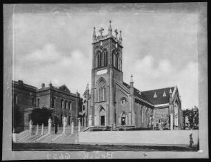Valledo (Vallejo), Cal. St. Vincent's Church (1867) and School