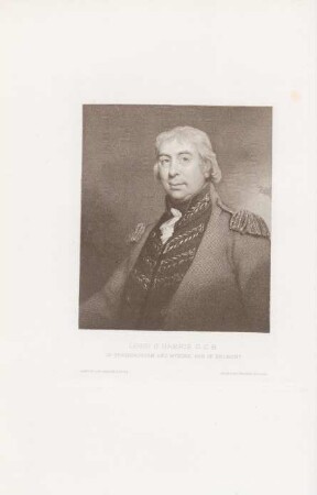 Lord G. Harris G. C. B. of Seringapatam and Mysore and of Belmont