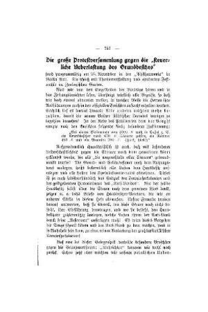 Die große Protestversammlung gegen die "steuerliche Ueberlastung des Grundbesitzes"
