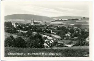 Schirgiswalde. Blick auf Schirgiswalde