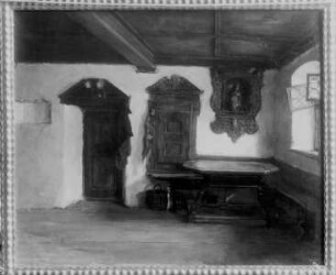 Bauernstube & Interieurstudie & Renaissance-Bauernstube aus Fischhausen