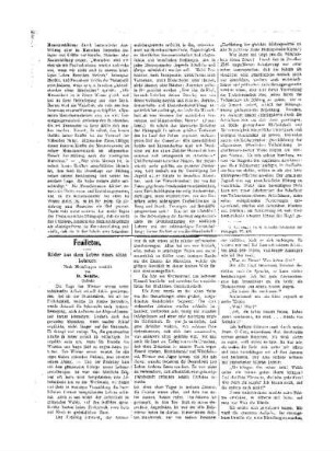 Feuilleton : Bilder aus dem Leben eines alten Lehrers ; (Schluß)