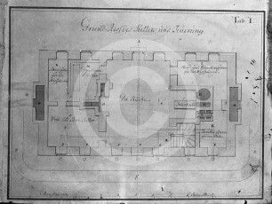 Grundriss Kellergeschoss vom Herrenhaus Grenzhof
