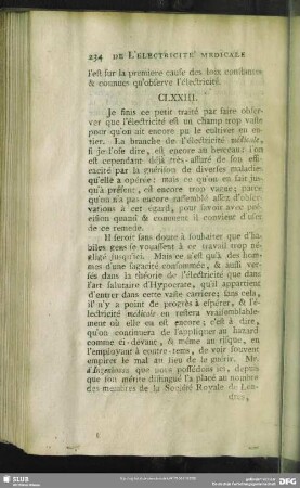 [De L'Electricite Medicale]