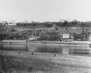 Loschwitzer Wasserwerk : Loschwitzer Wasserwerk. Fotografie; 16,2 x 19,8 cm (vor 1910; A. Kotzsch). Dresden: Hauptstaatsarchiv Dresden 612/28
