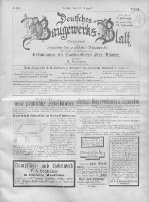 44. Jahrgang. Nr. 34.