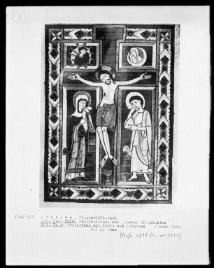 Perikopenbuch aus Kloster Altomünster — Kreuzigung Christi, Folio 70verso
