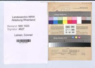 Entnazifizierung Conrad Leinen , geb. 24.09.1891 (Verwaltungsgehilfe)