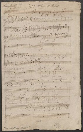 Ave Maria, V, pf - BSB Mus.Schott.Ha 1823-4 : [heading:] N|r 1 Ave Maria