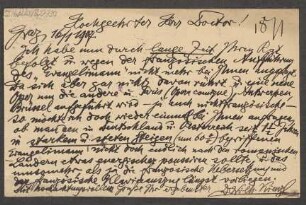 Brief an Ludwig Strecker  an B. Schott's Söhne : 16.01.1907