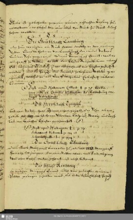 § 8-9 Grafschafft Lamburg ...