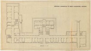 Billing, Hermann; Singen; Krankenhaus - Hauptbau (Grundriss EG)