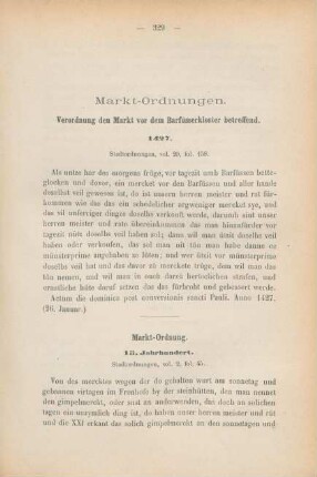 Markt-Ordnungen