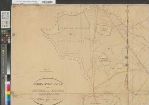 Ottmarsbocholt (Senden) - Ascheberg (Ascheberg), Rinkerode (Drensteinfurt) - Amelsbüren (Münster), Venne (Senden), Vermessung und Teilung der Davert, Operationsplan Sektion VI Steinhorstsche Davert