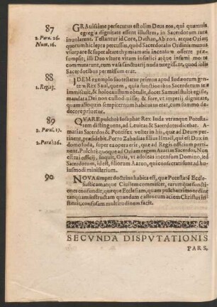 Secunda Disputationis Pars, Qua Dignitas Et Praestantia Ecclesiasticae Potestatis exponitur.