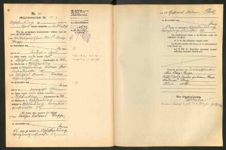 Standesamtsbuch der Stadt Aschaffenburg: Eheschließungen 252/1930 - 130/1931