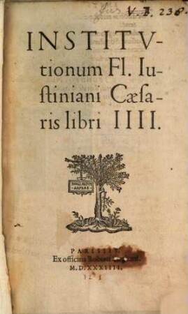 Institutiones Justiniani : libri quatuor