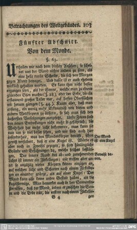 Fünfter Abschnitt. Von dem Monde
