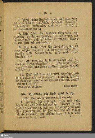 50. Hurra! die Luft geht frisch
