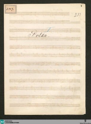 Polkas - JWK Mus.Ms. 233 : pf; E|b; StrK WoO 4.23