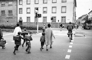 Gefährlicher Fußgängerüberweg Lameystraße/Ecke Hardtstraße.