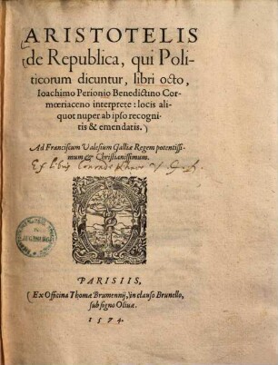 De republica, qui politicorum dicuntur : libri VIII