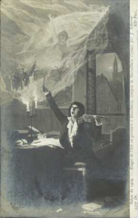 Rouget de l'Isle en garnison à Strasbourg, compose la Marseillaise (1792)