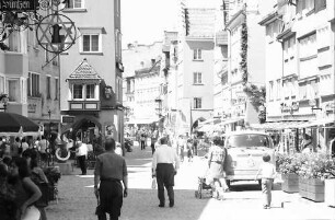 Lindau: Hauptstraße als Fußgängerzone