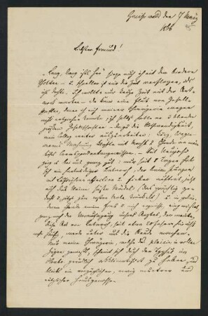 45r-47v, Brief: Greifswald den 7. März 1866