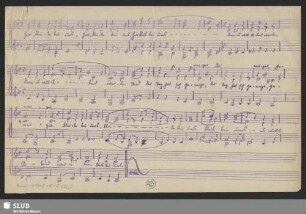 Herr bleibe bei uns denn es will Abend werden - Mus.11302-E-520,2 : Coro F; RMWV 61