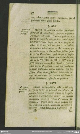 §. XXVI. 4) quoad terrestres partes