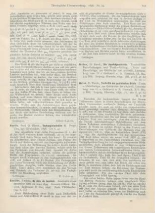 618-623 [Rezension] Weiss, Bernh., Die Apostelgeschichte